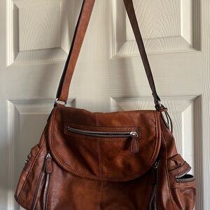 Style & Co. Brown Leather Shoulder Bag